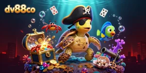 Experience thrilling gameplay with dv88co's lively underwater casino scene, featuring vibrant treasure and dynamic characters.