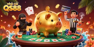Engage in thrilling gameplay at nhà cái QS88 with exciting casino action and vibrant characters.