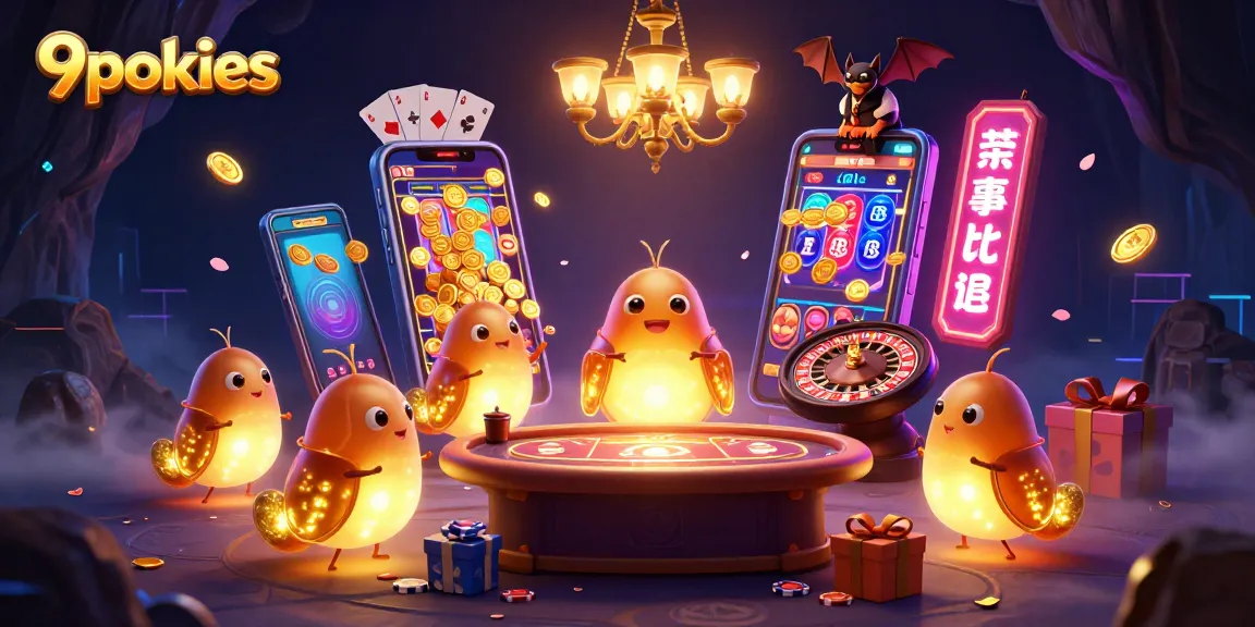 Join the excitement at 9pokies Casino with a vibrant glowworm adventure filled with animated games.