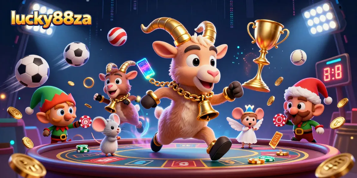 Experience thrilling action at lucky88za with Krampus managing a festive casino full of sports excitement.