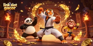 Menangkan link slot gacor dengan kasino 3D yang menampilkan master kung fu harimau dan karakter unik lainnya.