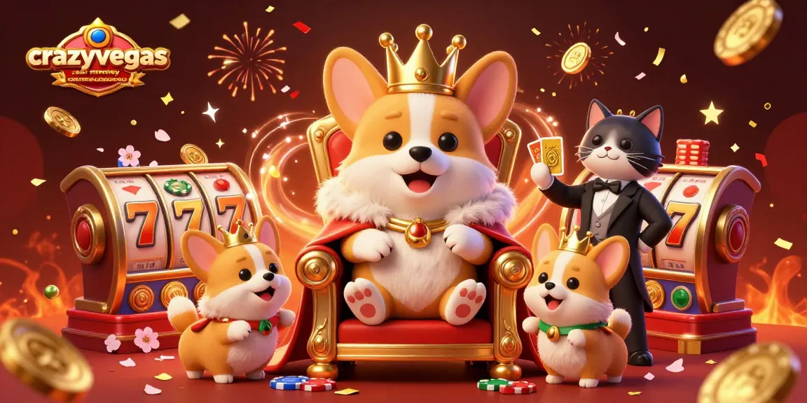 Experience excitement at crazyvegas real money online casino au with vibrant 3D characters and slots in action.